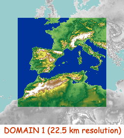 Access DOMAIN 1 (22.5 km resolution)