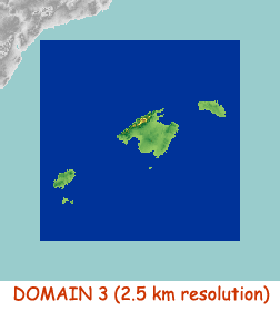 Access DOMAIN 3 (2.5 km resolution)